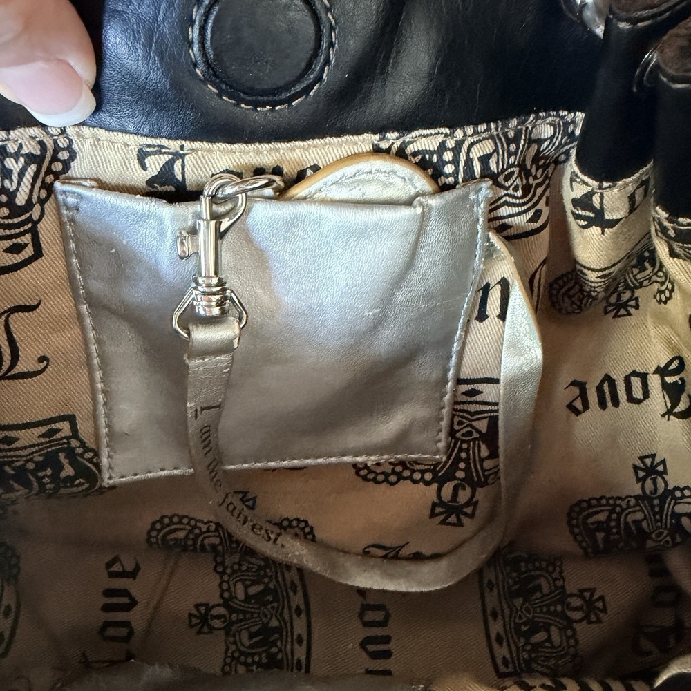Y2K Vintage Juicy Couture Once Upon a Time Daydreamer Royal Juicy Velour Bag - Picture 9 of 16